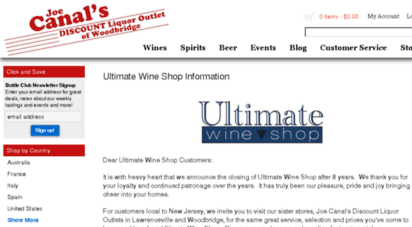 ultimatewineshop.com