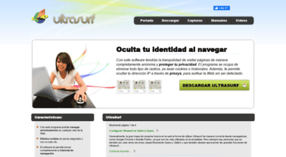 ultrasurf.es - descargar ultrasurf gratis  protege tu privacidad