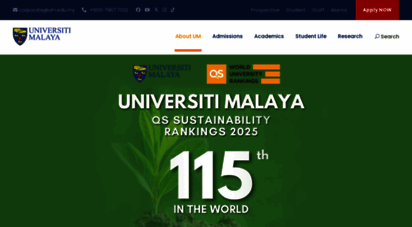 um.edu.my - welcome to university of malaya