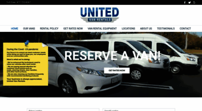 unitedvanrentals.com - united van rentals: orange county van rentals in lax, california, nevada and arizona airports