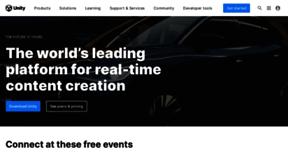 unity.com - unity real-time development platform  3d, 2d vr & ar visualizations