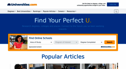 universities.com - universities.com: top colleges, college rankings and reviews