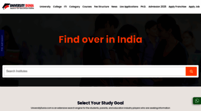 universitydunia.com - top colleges, universities, institutes, distance education and iti in india