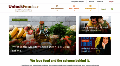 unlockfood.ca - home - unlock food