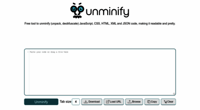 unminify.com - unminify