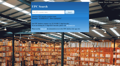 upc-search.org - upc search