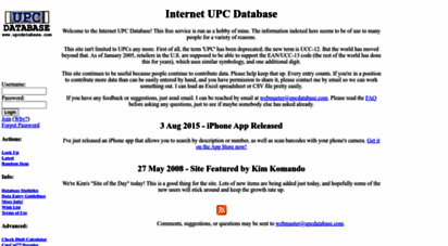 upcdatabase.com - upc database: