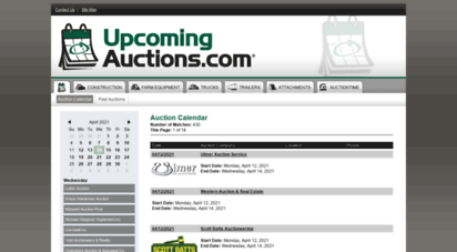 upcomingauctions.com