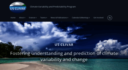 usclivar.org - welcome to the us climate variability and predictability program  us clivar