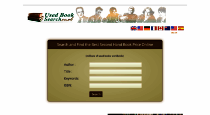 usedbooksearch.co.uk - search for used books  second hand book online price comparison