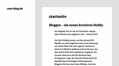 user-blog.de