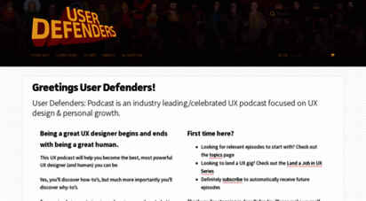 userdefenders.com - ux podcast  user defenders
