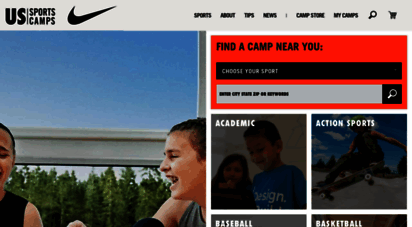ussportscamps.com - us sports camps - nike sports camps