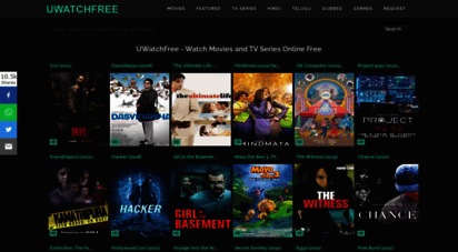 similar web sites like uwatchfree.ac