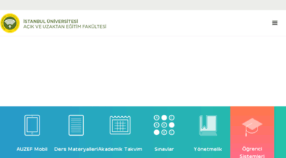 uzaktanegitim.istanbul.edu.tr - istanbul üniversitesi  uzaktan eğitim uygulama ve araştırma merkezi