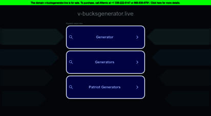 similar web sites like v-bucksgenerator.live