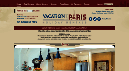 vacationinparis.com - paris france vacation apartment rentals, paris holiday rentals  vacation in paris