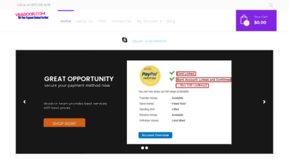 vbadoor.com - buy- paypal vba paypal vcc paypal account