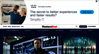 venturebeat.com - venturebeat  transformative tech coverage that matters