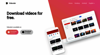 videoder.net - videoder - free youtube video and music downloader for android and pc