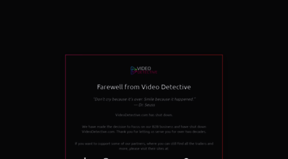 videodetective.com - video detective - movie trailers, game, tv, music videos