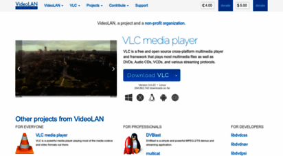 similar web sites like videolan.org