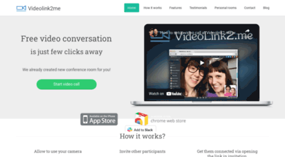 videolink2me.com - online video calls in browser for free - videolink2me