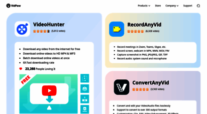 vidpaw.com - vidpaw - all video tools  downloader, converter, recorder, editor and more