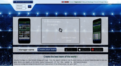 virtuafoot.com - virtuafoot manager - the football manager game