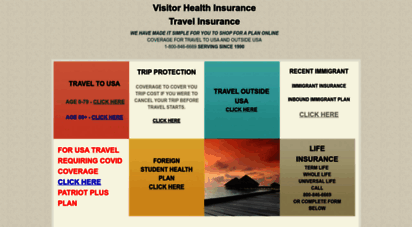 visitorhealthinsurance.com - visitor health insurance - travel insurance, visitors health insurance, international travel insurance
