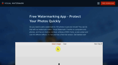 visualwatermark.com - watermark photos for free - image watermark software. how to make and add  visual watermark