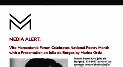vitomarcantonioforum.com - vito marcantonio forum  cultural historical political educational organization founded oct 2011
