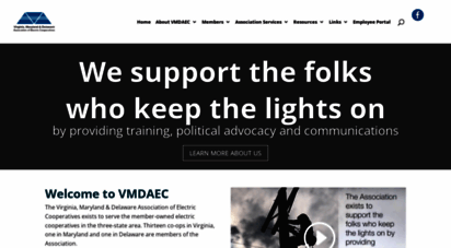 vmdaec.com - homepage - virginia, maryland & delaware ssociation of electric cooperatives vmdaec