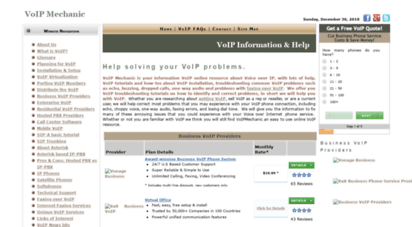voipmechanic.com - voip troubleshooting help tutorials, information, installation, and setup instructions.
