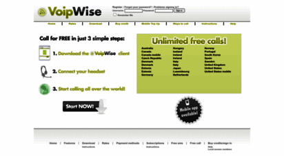 voipwise.com - voipwise free calls