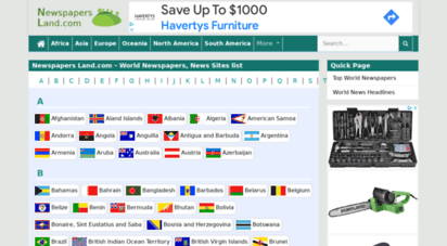 w3newslive.com - world news  list of all world newspapers and news sites