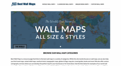 wall-maps.com - best wall maps - big maps of the usa, big world maps, simple interstate, unique media & more - your source for great wall maps.