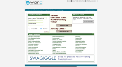 wand.com - wand - directory of suppliers and traders of any products and services