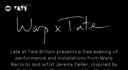 warp-x-tate.net