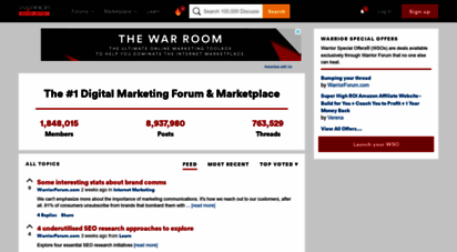 warriorforum.com - warrior forum - the 1 digital marketing forum & marketplace