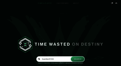 wastedondestiny.com - time wasted on destiny