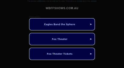 wbffshows.com.au