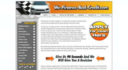 we-finance-bad-credit.com