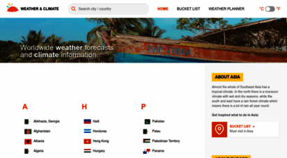 weather-and-climate.com - weather and climate information for every country in the world.