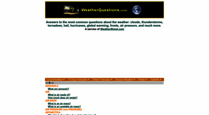 weatherquestions.com - weather questions and answers