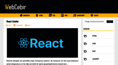 webcebir.com - webcebir - güncel html,css,jquery ve php dersleri