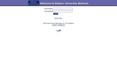 similar web sites like webmail.sabanciuniv.edu