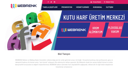 webrenk.com - webrenk reklam, tabela ve dijital baskı, kutu harf