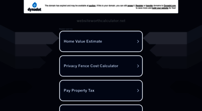 websiteworthcalculator.net