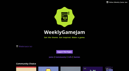 weeklygamejam.com - weeklygamejam